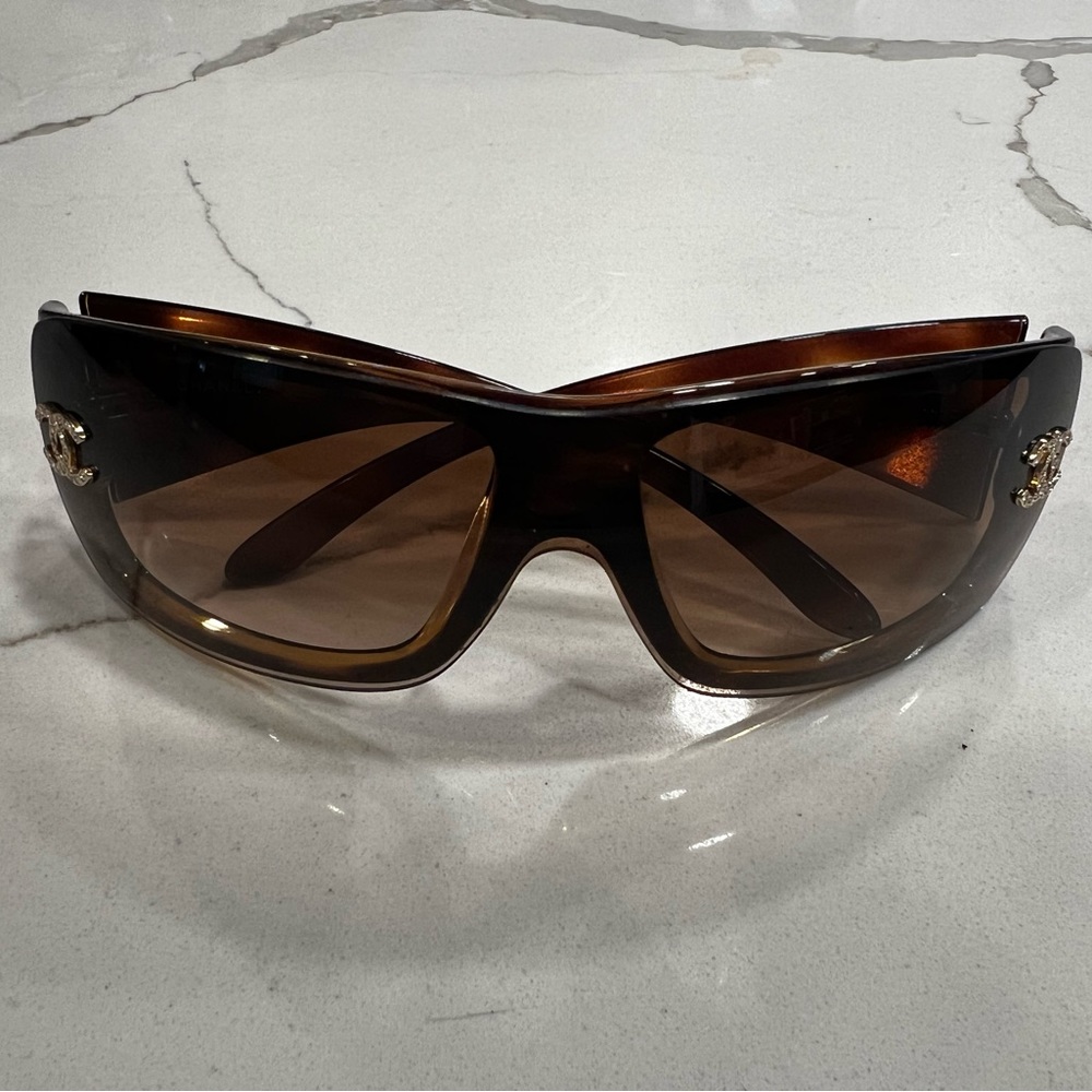 Chanel Goggle Sunglasses